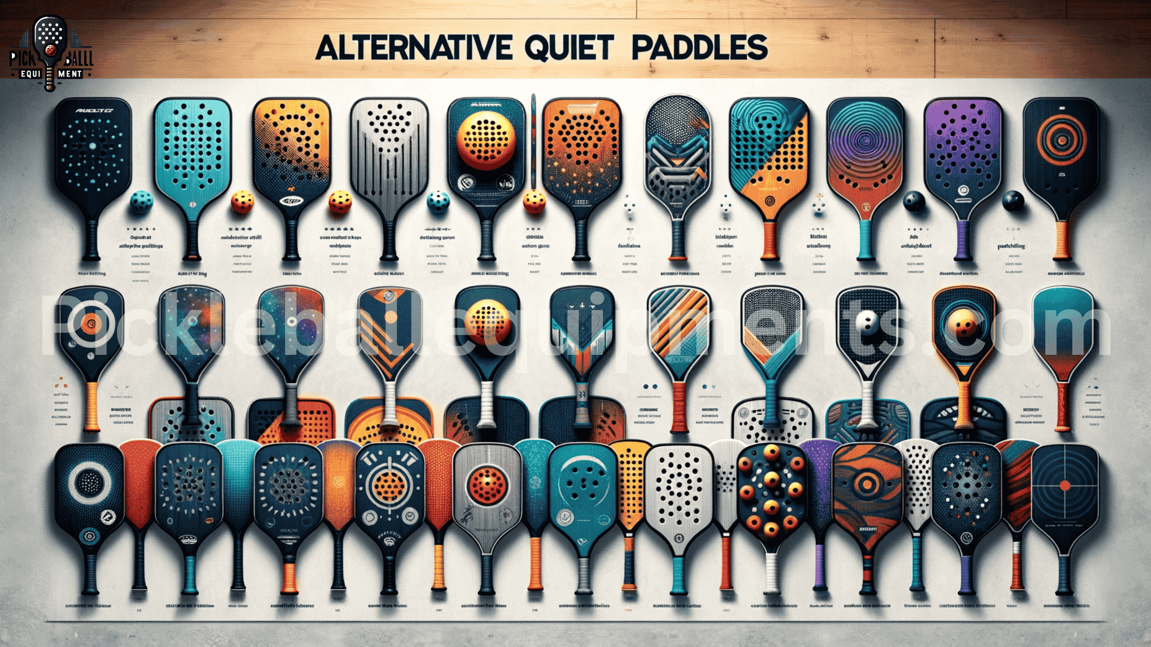 Alternative Quiet Paddles